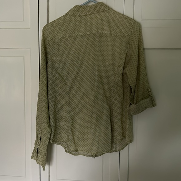 Old Navy Large Olive Green Blouse - Picture 10 of 11